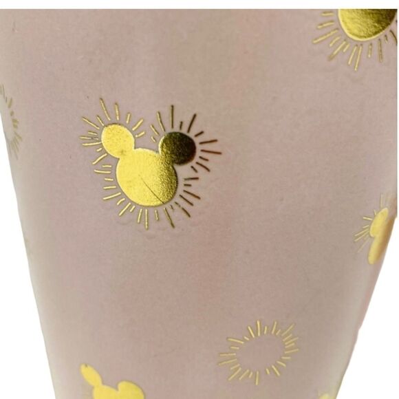 NWT Disney Mickey Mouse Gold Icon Light Pink 16 oz
Ceramic Travel Coffee… - Picture 2 of 7
